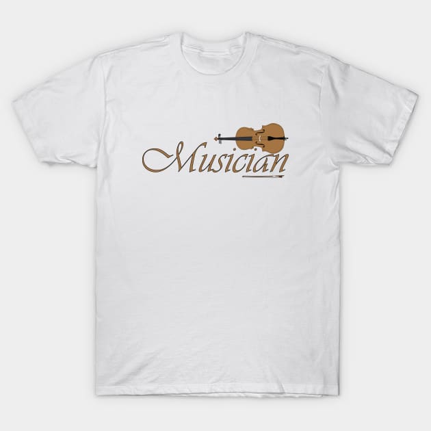 Musician T-Shirt by DiegoCarvalho
